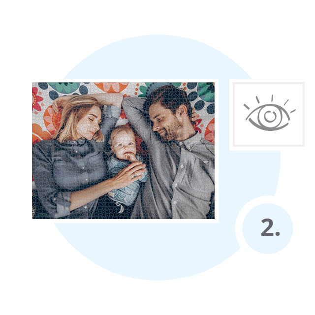 Alege dimensiunea dorită a puzzle-ului și continuă configurarea