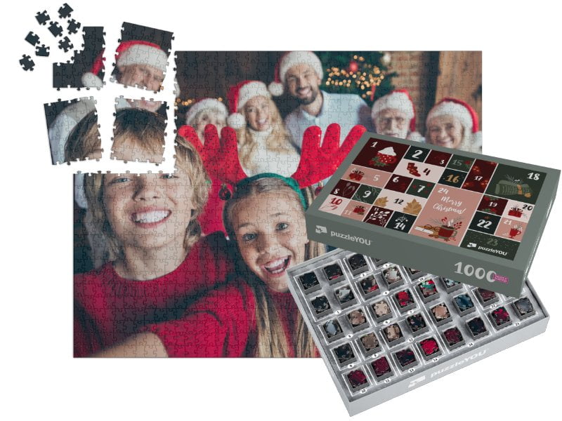Calendar de Advent Puzzle cu 1000 de piese