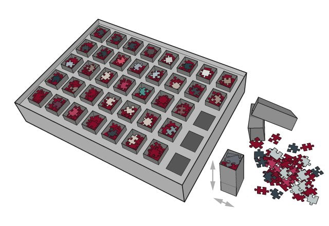 Dimensiunile celor 40 de cutii SMART